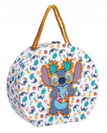 „Stitch“ apyrankių gamybos rinkinys lagaminėlyje 2 viename su puodeliu dekoruoti
