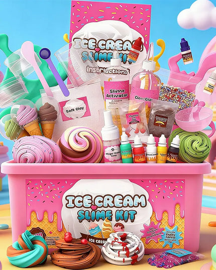 „SWEET SHAKE“ gleivės gaminimo rinkinys | „Slime Box DIY“ | Bestseller