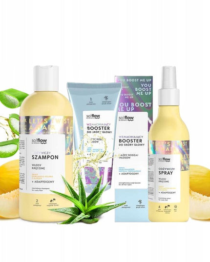 Šampūnas garbanotiems plaukams so!flow