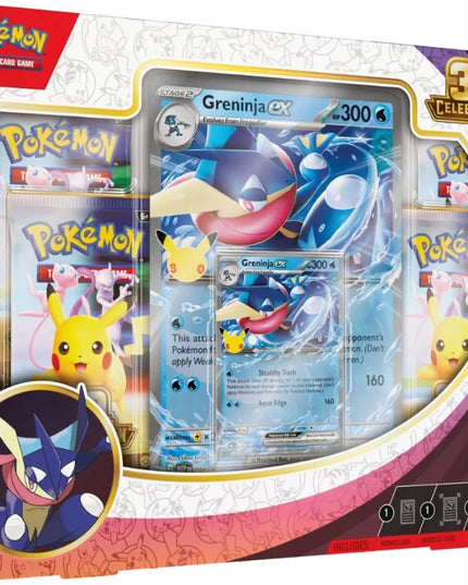 Pokémon TCG: 30th Celebration – Greninja ex Box kortų rinkinys