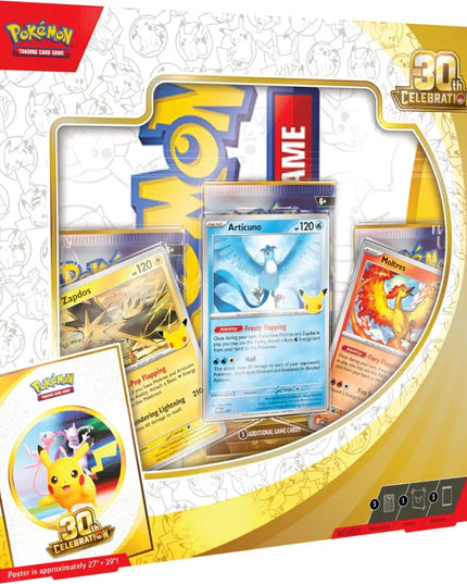 Pokémon TCG kortelių rinkinys: „30th Celebration“ plakatų kolekcija