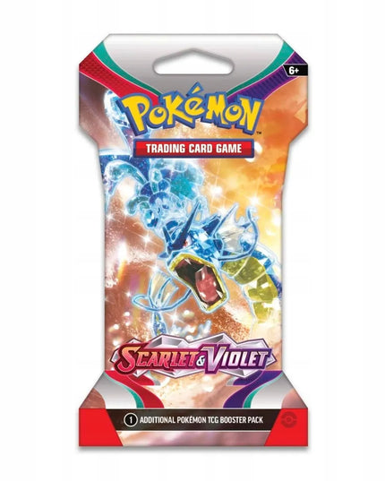 „Pokémon TCG: Scarlet & Violet“ bazinio rinkinio kortelės – „Sleeved Booster“ pakuotė (1 vnt.)