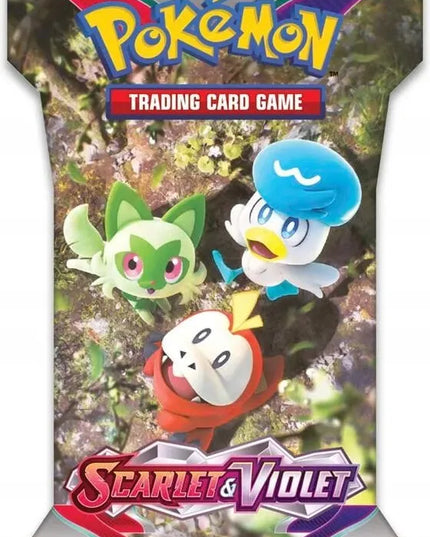 „Pokémon TCG: Scarlet & Violet“ bazinio rinkinio kortelės – „Sleeved Booster“ pakuotė (1 vnt.)