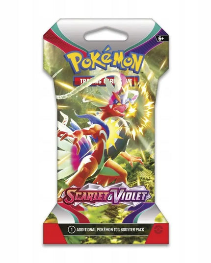 „Pokémon TCG: Scarlet & Violet“ bazinio rinkinio kortelės – „Sleeved Booster“ pakuotė (1 vnt.)