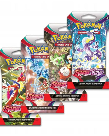 „Pokémon TCG: Scarlet & Violet“ bazinio rinkinio kortelės – „Sleeved Booster“ pakuotė (1 vnt.)