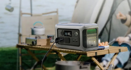 Nešiojamosios energijos stotelės Allpowers R600 rinkinys + 200 W saulės modulis