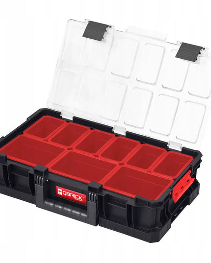 Įrankių dėžių rinkinys su ratukais Qbrick System TWO SET 6w1