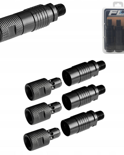 Rinkinys su stiebais ir greitoji jungtimi 3 x stiebas 54-95 cm 3 x greitoji jungtis