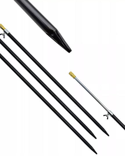 Rinkinys su stiebais ir greitoji jungtimi 3 x stiebas 54-95 cm 3 x greitoji jungtis