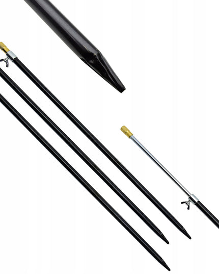 Rinkinys su stiebais ir greitoji jungtimi 3 x stiebas 54-95 cm 3 x greitoji jungtis