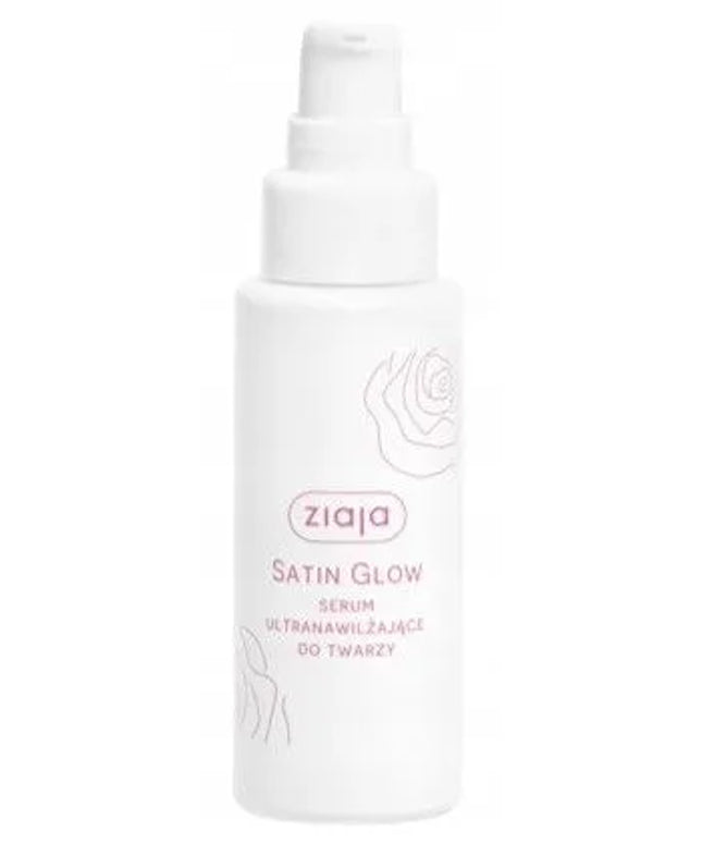 Ziaja, Satin Glow, itin drėkinantis veido serumas, 50 ml