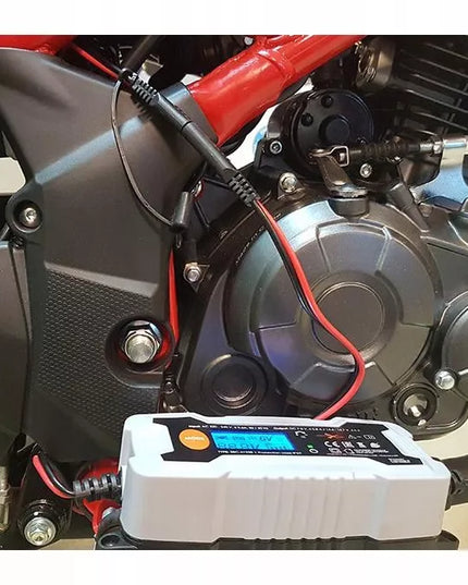 Motociklinis įkroviklis Extremestyle SBC-61238 išmanusis akumuliatoriaus įkroviklis 6/12V