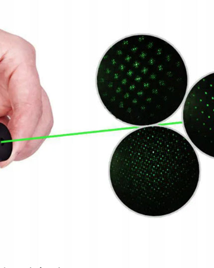 LASER ULTRA Žalias galingas lazerinis rodiklis 90000W, akumuliatorius, įkroviklis, 4 viename