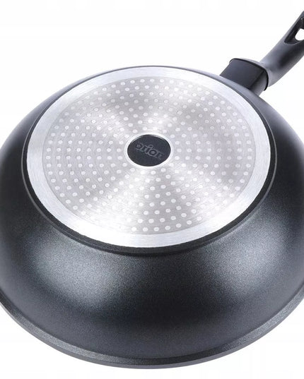 GRANITINĖ „Wok“ gili keptuvė kepimui ir troškinimui ORION GRANDE 30 cm