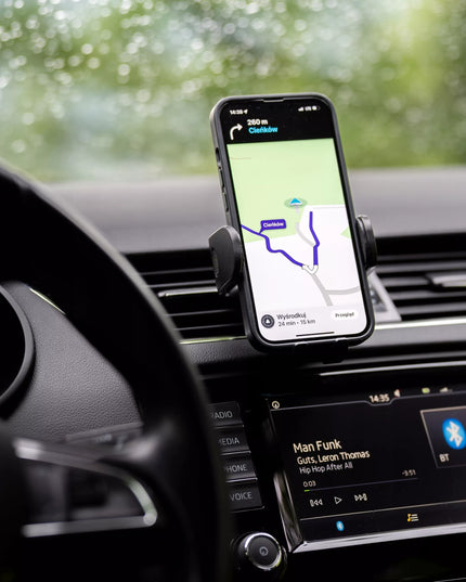 Automobilinis telefono laikiklis į oro groteles Spacecase