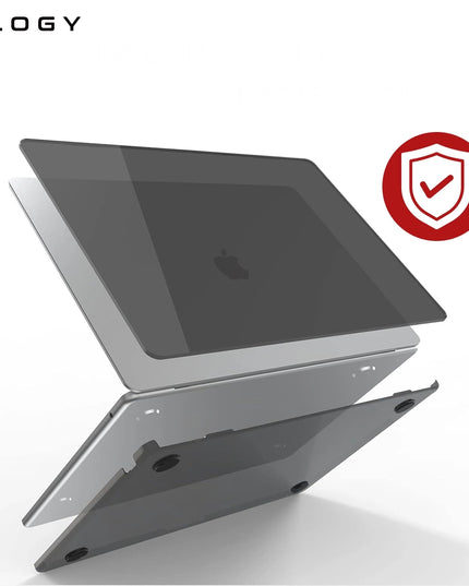 Matinis dėklas Apple MacBook Air 13.6 M4 M3 M2 2025 2024 2023 juodas