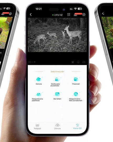 Miško fotospąstai, 4G LTE GSM kamera, 3 MP + saulės kolektorius ir programėlė