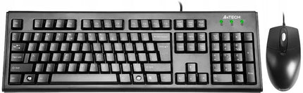 A4TECH KRS-8372 laidinis klaviatūros ir pelės rinkinys, juodas