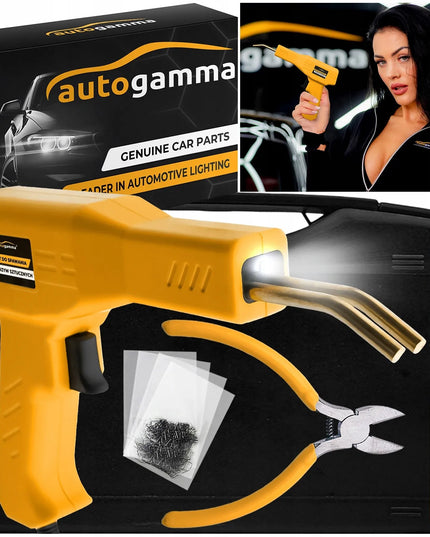 Auto Gamma 50 W plastiko suvirinimo ir susegimo įrankis su 400 sąsagėlių