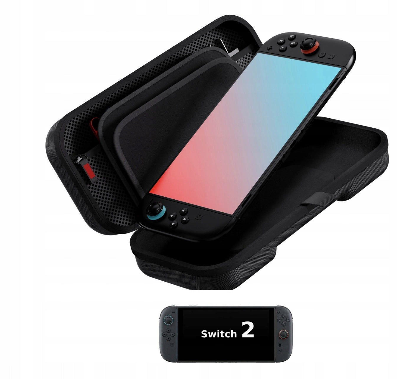 Sustiprintas dėklas/futliaras Nintendo Switch 2 2025 konsolei