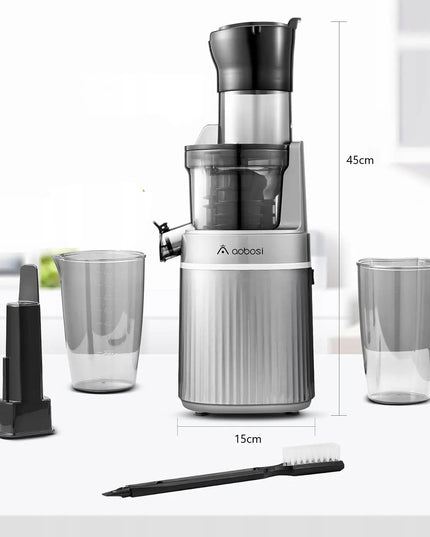Aaobosi SJ-022 lėtaeigė sulčiaspaudė 200W, 80 mm anga, balta