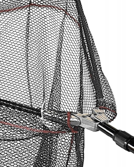 Teleskopinis sulankstomas meškeriojimo tinklas žuvims su gumuota tinkleliu 210 cm