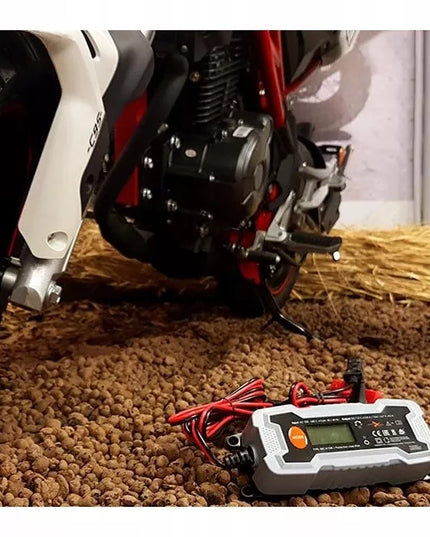 Motociklinis įkroviklis Extremestyle SBC-61238 išmanusis akumuliatoriaus įkroviklis 6/12V
