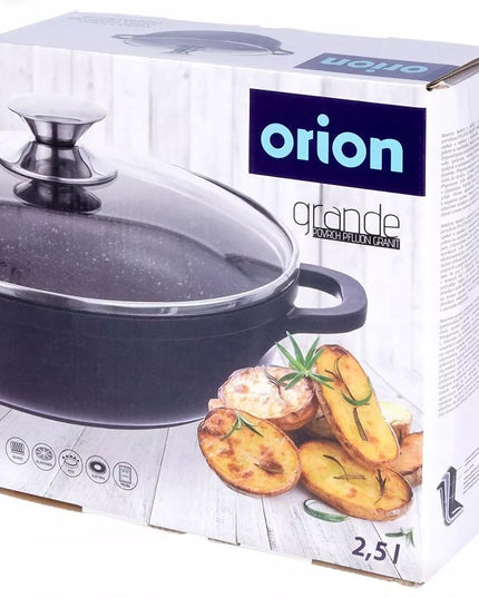 ORION Grande granitinė keptuvė, skirta kepimui, troškinimui ir orkaitei, 24 cm