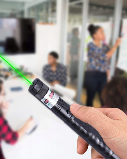 LASER ULTRA Žalias galingas lazerinis rodiklis 90000W, akumuliatorius, įkroviklis, 4 viename