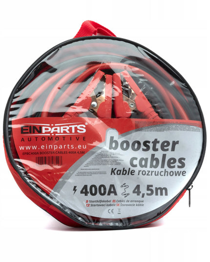 „EinParts EPBC400A“ užvedimo kabeliai, 400 A, 4,5 m, 16 mm²
