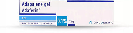 Adaferin 0,1% gelis nuo odos netobulumų, 15g kiekvienas (pakuotėje 2 vnt.)