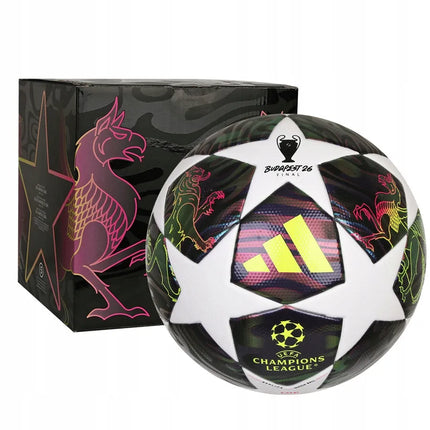 adidas UCL BOX League JX9101 futbolo kamuolys, violetinis, 4 dydis