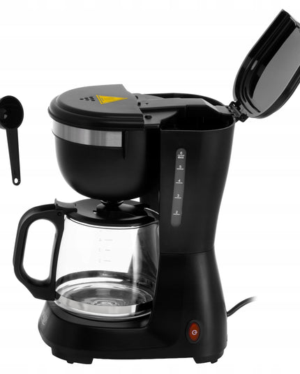 Adler AD 4381b lašinis kavos aparatas 0,6L – kompaktiškas, 600W, su anti-drip sistema ir 40 min. šilumos palaikymu