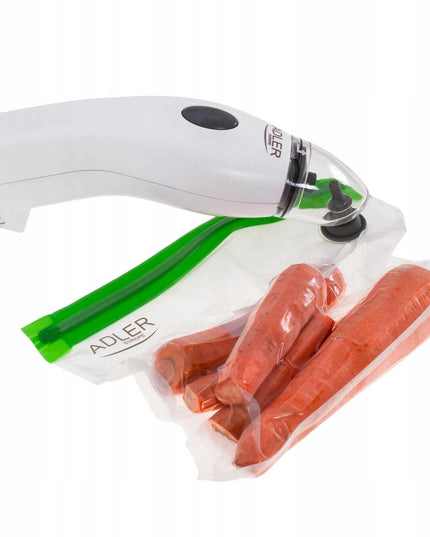 Adler AD 4514 vakuuminis siurblys + vakuuminio pakavimo rinkinys su maišeliais