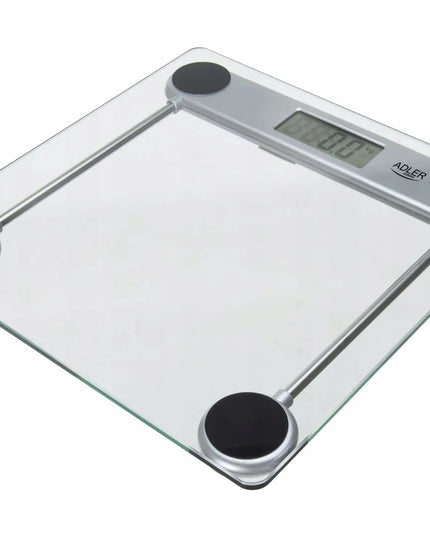 Adler AD 8121 tiksli elektroninė stiklinė vonios svarstyklė iki 150kg LCD