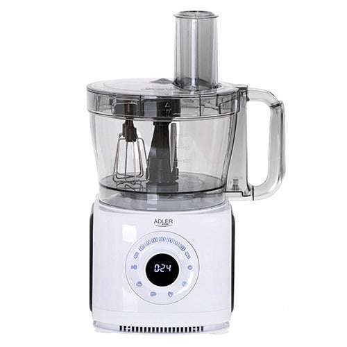 Adler AD4224 virtuvinis kombainas 12in1 – 2000W galia, LCD ekranas, 3,5L dubuo, 7 greičiai + priedai