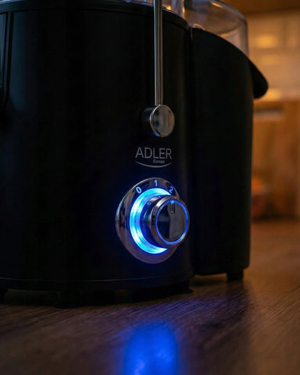 Adler Europe 2000 W didelės spartos sulčiaspaudė vaisiams ir daržovėms su plačia anga