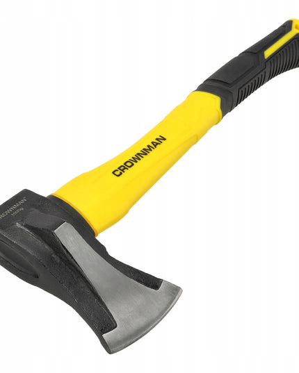 CROWNMAN skaldymo kirvis 1000 g 45 cm, tvirta anglinio plieno galvutė