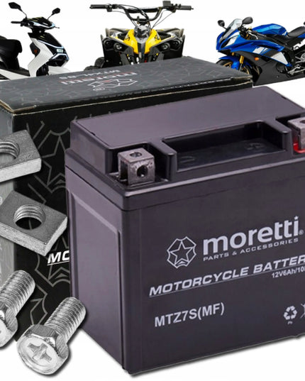 AGM akumuliatorius Moretti MTZ7S 12V Martinelli