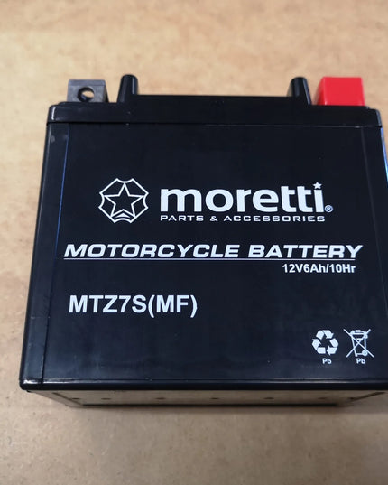 AGM akumuliatorius Moretti MTZ7S 12V Martinelli