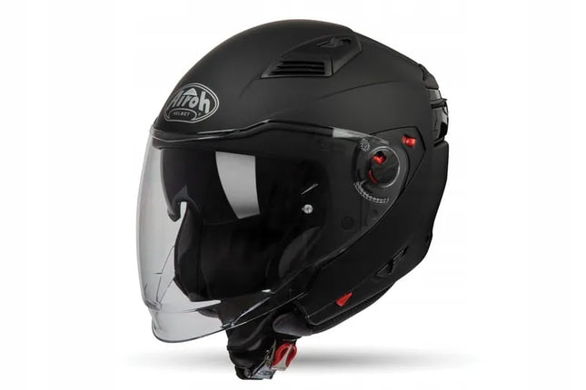 Airoh Executive modulinis atverčiamas motociklininko šalmas Black Matt