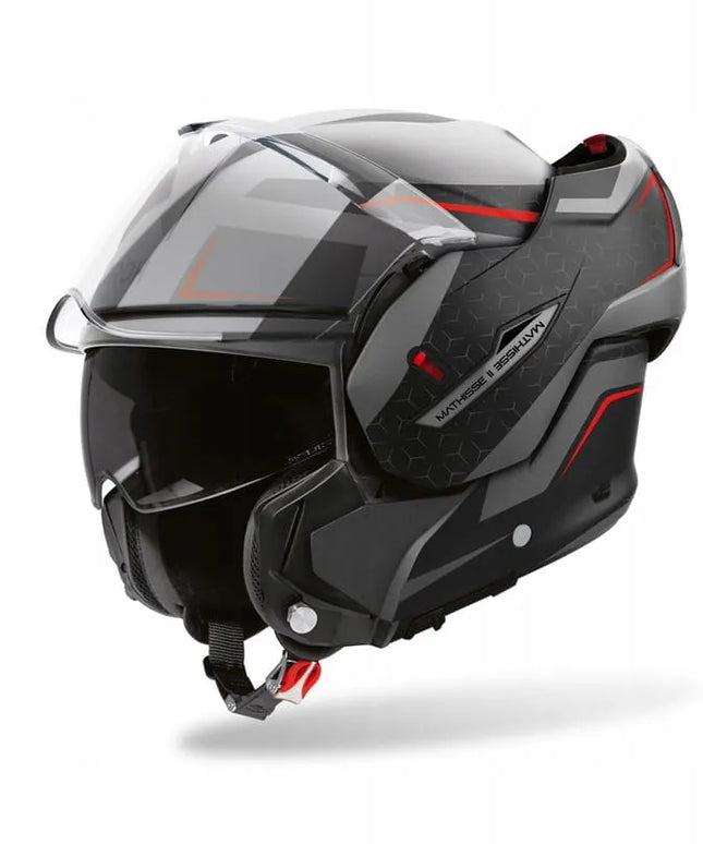 AIROH MATHISSE II MAGNET MATT atverčiamas modulinis motociklininko šalmas