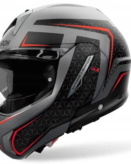 AIROH MATHISSE II MAGNET MATT atverčiamas modulinis motociklininko šalmas