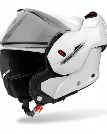 Airoh Mathisse II modulinis motociklo šalmas, baltas