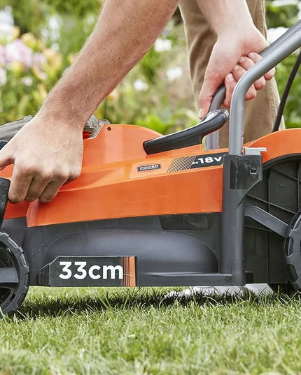Akumuliatorinė vejapjovė 2x18V / 33cm BCMW3318N PowerConnect Black+Decker