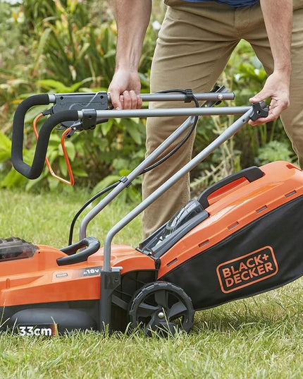 Akumuliatorinė vejapjovė 2x18V / 33cm BCMW3318N PowerConnect Black+Decker