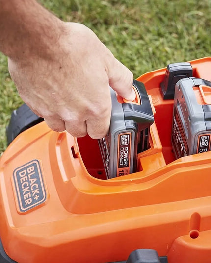 Akumuliatorinė vejapjovė 2x18V / 33cm BCMW3318N PowerConnect Black+Decker