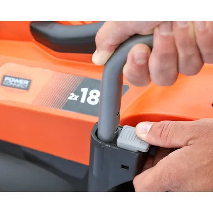 Akumuliatorinė vejapjovė 33 cm, 2x18V, 2x2.5Ah Black+Decker [BCMW3318L2-QW]