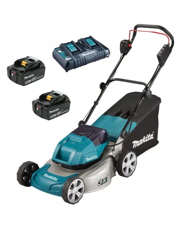 Akumuliatorinė vejapjovė 46 cm 2x18V 2x5,0Ah Li-Ion - Makita DLM460PT2