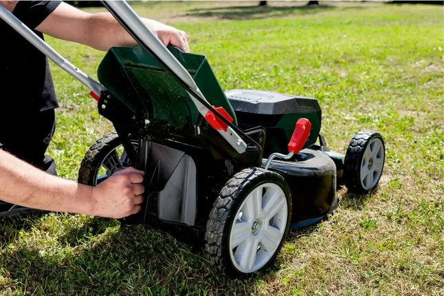Akumuliatorinė vejapjovė 46 cm Metabo RM 36-18 LTX BL 46 0*AH